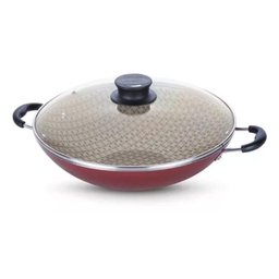 Wok Paris Aluminio Antiaderente 6l Vermelho com Espumadeira Tramontina - 4