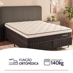 Cama Box Casal Molas Ensacadas Firme de Pillow Espuma D45 138x188x64 Bf Colchões - 4