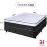 Cama Box Casal Molas Ensacadas Firme de Pillow Espuma D45 138x188x64 Bf Colchões - 8