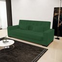 Ver imagem 2 de Sofá Cama 02 lugares Lisboa Veludo Verde - D’Rossi