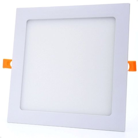 Plafon Painel LED Quadrado Recuado Embutir 17x17cm 15W 7000k Lorben