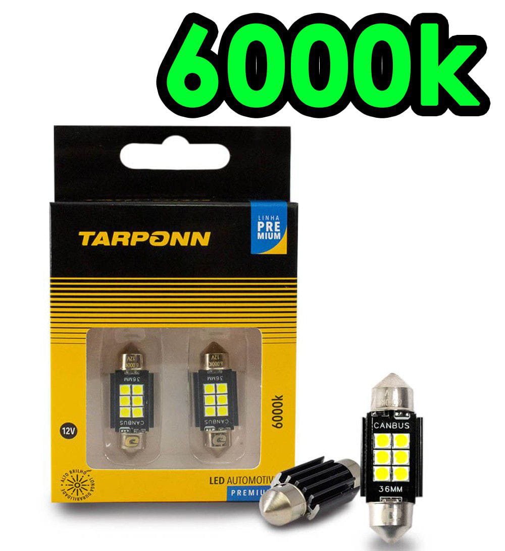 Par Lampada Tarponn Led Torpedo Canbus Premium 36mm 12v - 1