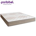 Ver imagem 5 de Cama Box Baú Casal Sintético + Colchão de Molas Ensacadas Portobel Ipanema - 138x188x66cm Cinza