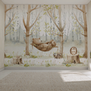 Ver imagem 2 de Papel de Parede Animais Fofos da Floresta