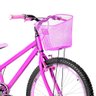 Bicicleta Feminina Aro 24 Aero Cor Pink e Rosa - 9