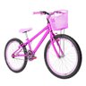 Bicicleta Feminina Aro 24 Aero Cor Pink e Rosa - 13