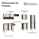 Ver imagem 4 de Armário de Cozinha Completa 293cm Emilly Madesa 09 Rustic/branco
