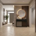 Ver imagem 4 de Aparador Buffet Estilo Industrial 2 Gavetas Eros 90cm Pequeno para Hall de Entrada Apartamento Preto