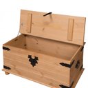 Ver imagem 2 de Baú de Madeira Marrom Antique