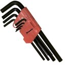Ver imagem 1 de Jogo de Chave Allen Longa 1,5-10mm Crv 9 Peças Oxidado com Suporte Plástico - 112319 - Mtx