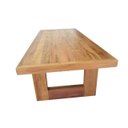 Ver imagem 1 de Mesa de Jantar de Madeira Maciça com Pés Vazados em U:comprimento 180cm X Altura 80cm X Largura 100c