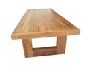 Ver imagem 1 de Mesa de Jantar de Madeira Maciça com Pés Vazados em U:comprimento 180cm X Altura 80cm X Largura 100c