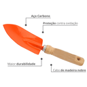 Ver imagem 2 de Pá Estreita Standard para Jardim Cabo de Madeira Nobre Durín