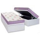 Ver imagem 1 de Cama Box Baú Solteiro: Colchão Molas Ensacadas Ortobom D23 Physical Super Resistente + Base Crc
