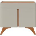 Ver imagem 5 de Buffet Aros 2 Portas Pés Madeira Maciça - Mv - Rei de Casa Off White/naturalle
