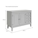 Ver imagem 2 de Balcão de Cozinha - Cor: Azul Petróleo