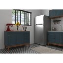 Ver imagem 3 de Balcão de Cozinha - Cor: Azul Petróleo