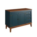 Ver imagem 1 de Balcão de Cozinha - Cor: Azul Petróleo