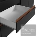 Ver mais imagens de Armário de Cozinha Compacta 190cm Preto Reims Madesa 08