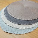 Ver imagem 3 de Kit 4 Sousplats Yoi Noar Fendi 38cmx38cm