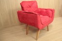 Ver imagem 2 de Poltrona Decorativa 1 Lugar Vermelho 503 Rebeca