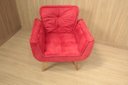 Ver imagem 4 de Poltrona Decorativa 1 Lugar Vermelho 503 Rebeca