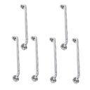 Ver imagem 1 de Alça de Apoio Barra 60cm Inox Kit 6 Unidades Segurança Acessibilidade Banheiro Escada Cadeirante Ido