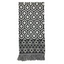 Ver imagem 4 de Manta Xale para Sofá Decorativa Luxo Dupla Face Jacquard 1,40x1,70m Ibiza Preto