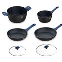 Ver imagem 1 de Super Combo Ichef Home Azul 4 Panelas e 2 Tampas | Azul