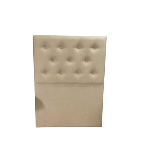 Cabeceira de Cama Box Solteiro - Duna Suede Bege