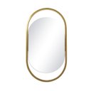 Ver imagem 2 de Espelho Decorativo Glam Dourado 80x43cm Oblongo