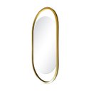 Ver imagem 5 de Espelho Decorativo Glam Dourado 80x43cm Oblongo