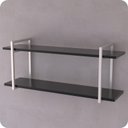 Ver imagem 3 de Prateleira Estilo Industrial Banheiro Parede GND BP 80cm
