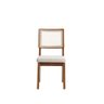 Cadeira com Palhinha Saga - Natural C/ Linho Cru - 2