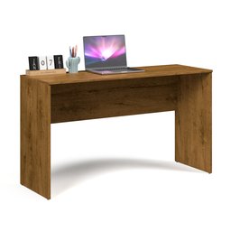 Mesa de Estudo Escrivaninha 110cm Útil Prática Caliope:freijó - 5