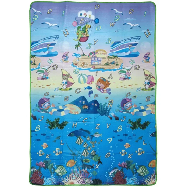 Tapete Gigante Térmico Tatame Infantil Educativo para Bebê:praia - 1