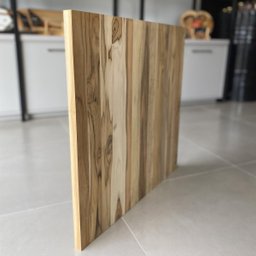 Painel de Madeira Teca Quadrado Multiuso Natural 60,9x60,9x2,54cm - 3