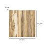 Painel de Madeira Teca Quadrado Multiuso Natural 60,9x60,9x2,54cm - 2