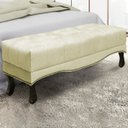 Ver imagem 2 de Puff Recamier Retro Vic 90cm Suede 1100 Ezz