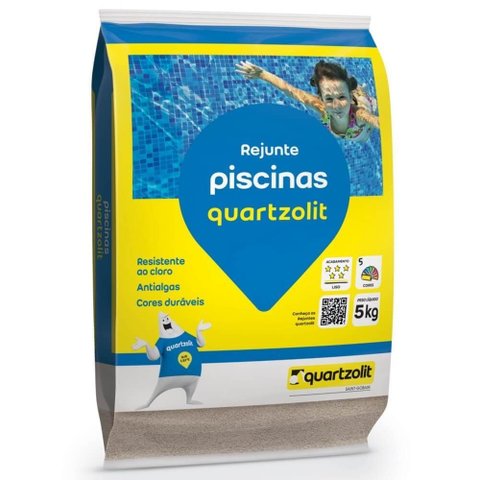 Rejunte Weber Color Piscina Azul-cobalto 5 Kilos - 0108.00008.0030fd - Quartzolit Rejunte Weber Pisc