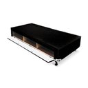 Ver imagem 1 de Cama Box Closet Solteiro Poli Tecido Black (78x188x27) - Castor