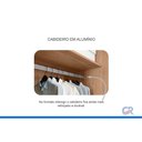 Ver imagem 6 de Guarda Roupa Casal Londres 3PTS 1VD 8g Fendi N. Horizonte