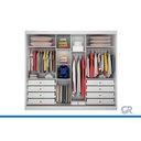 Ver imagem 4 de Guarda Roupa Casal Londres 3PTS 1VD 8g Fendi N. Horizonte