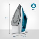 Ver imagem 4 de Ferro de Passar Roupa a Vapor e Seco Mondial 1200w 220v - F-32