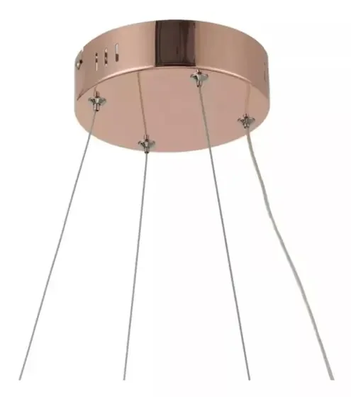 Lustre Pendente Moderno Luxo Novadecor:dourado - 2