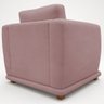 Kit 2 Poltronas Decorativas Bridge Clássica Bouclé Premium de Luxo Sala Recepção Design Autoral - 3