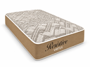 Ver imagem 1 de Kit Mola Solteiro Colchão Virtus Pocket com Box Corino Branco