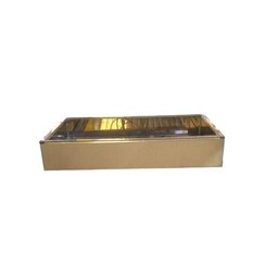 Bandeja em Vidro Bronze 4mm 20x30 Parede Dupla Revestida com Eva. - 3