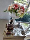 Ver imagem 2 de Bandeja em Vidro Bronze 4mm 20x30 Parede Dupla Revestida com Eva.