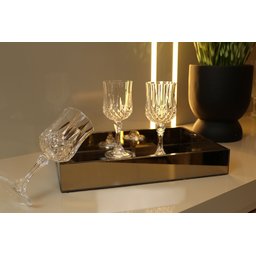 Bandeja em Vidro Bronze 4mm 20x30 Parede Dupla Revestida com Eva. - 1